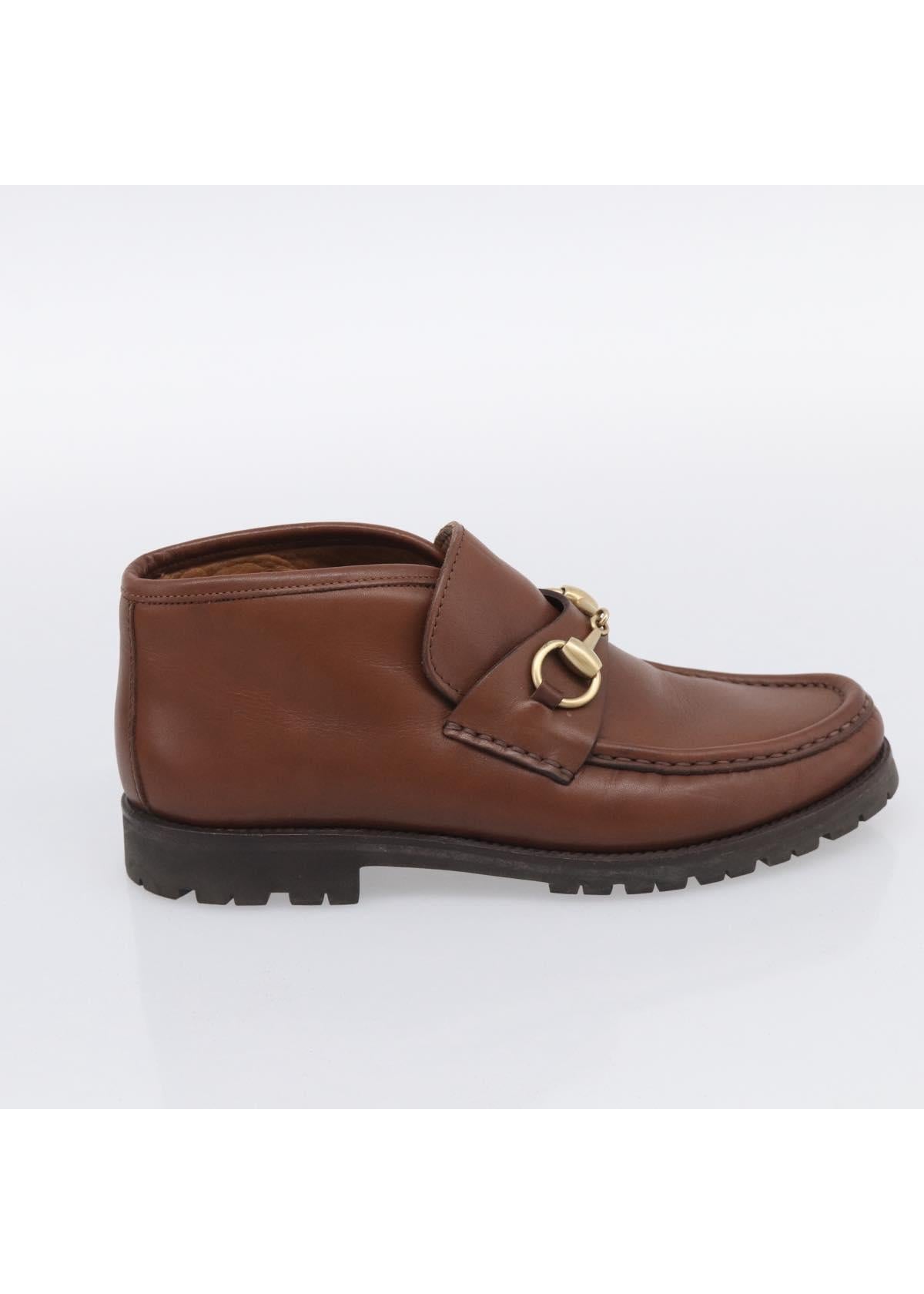 Gucci Brown Horsebit Loafers photo 8