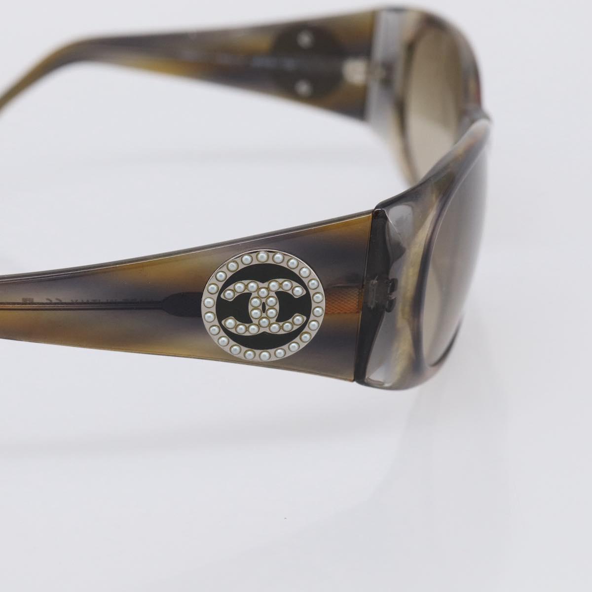 Chanel Brown CC Logo Sunglasses photo 5