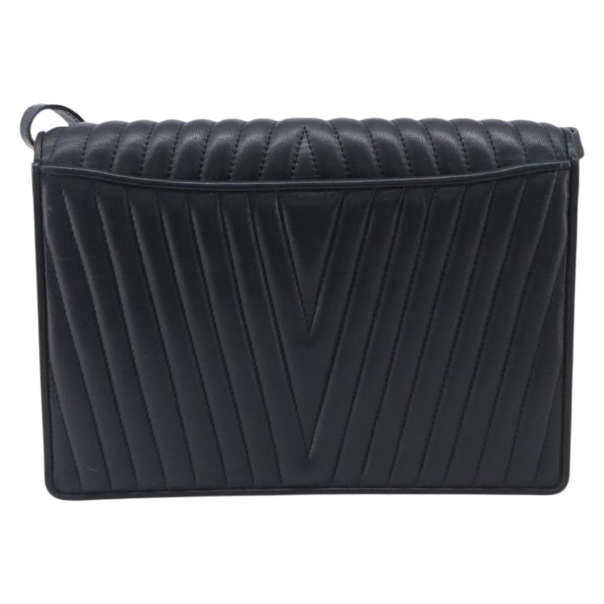 Valentino Black Quilted Leather Shoulder Bag photo 3