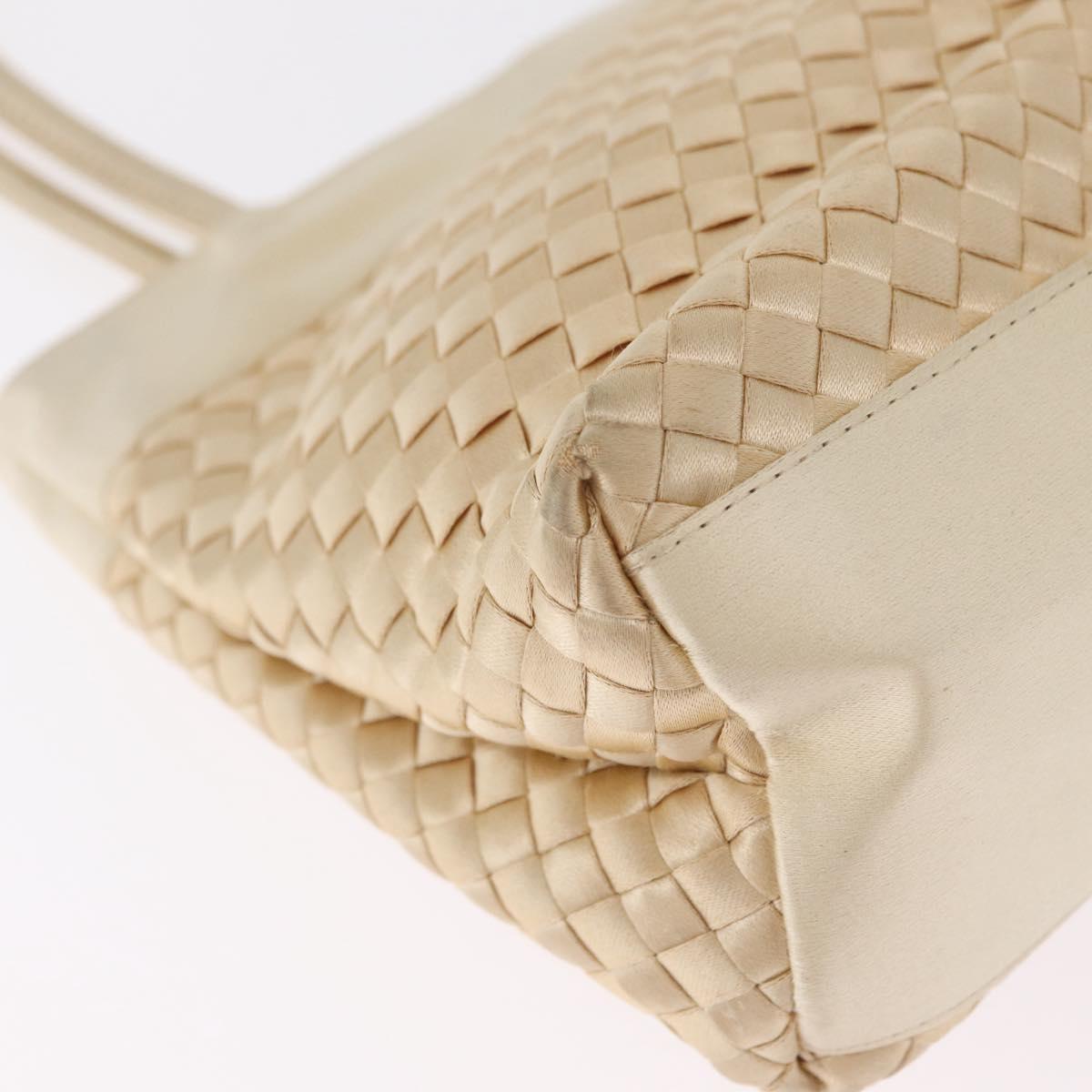 Bottega Veneta Cream Intrecciato Mini Tote photo 13