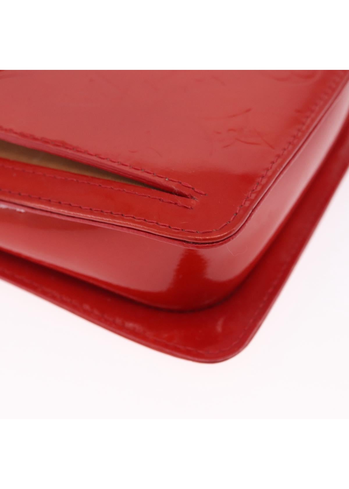 Louis Vuitton Red Vernis Mini Shoulder Bag photo 11