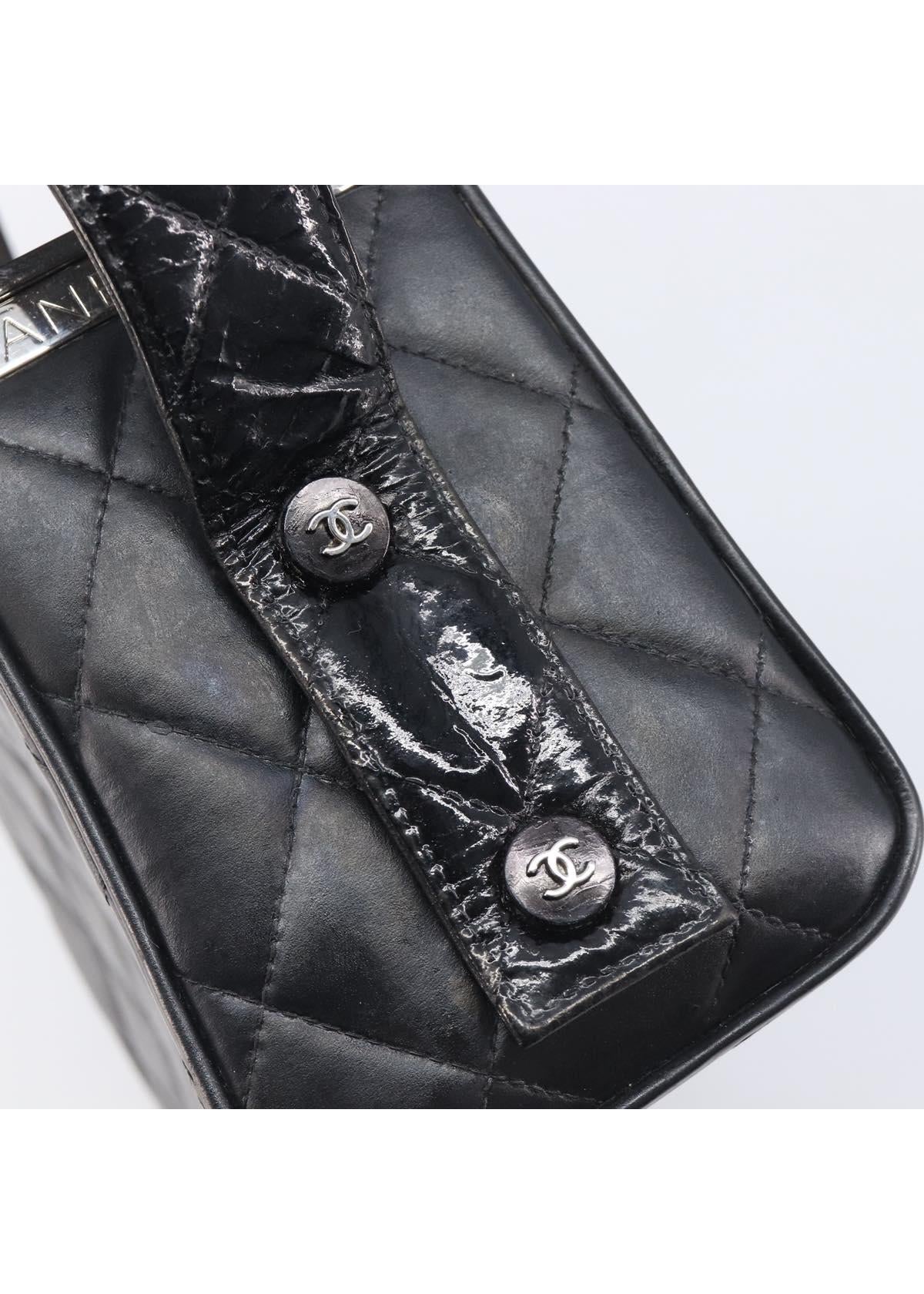 Chanel Black Quilted Box Bag photo 14