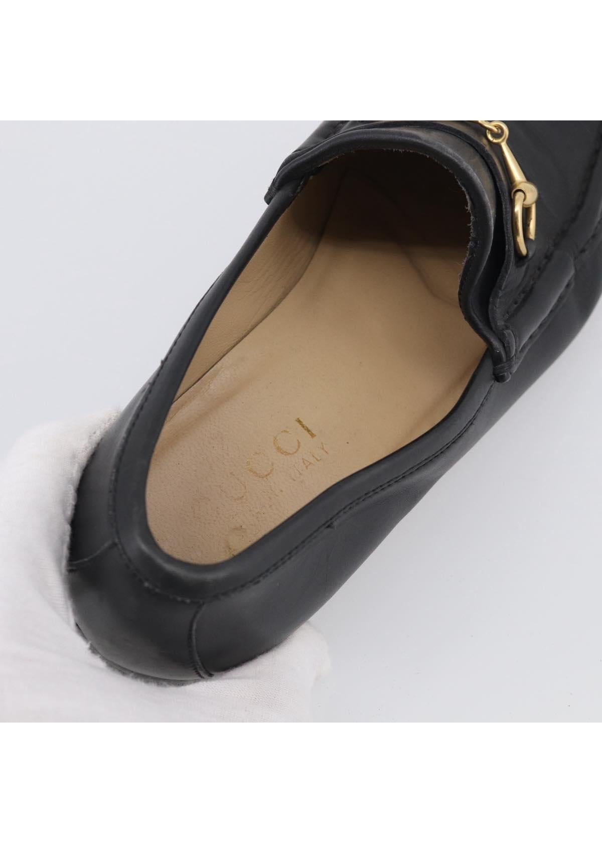 Gucci Black Horsebit Loafers photo 10