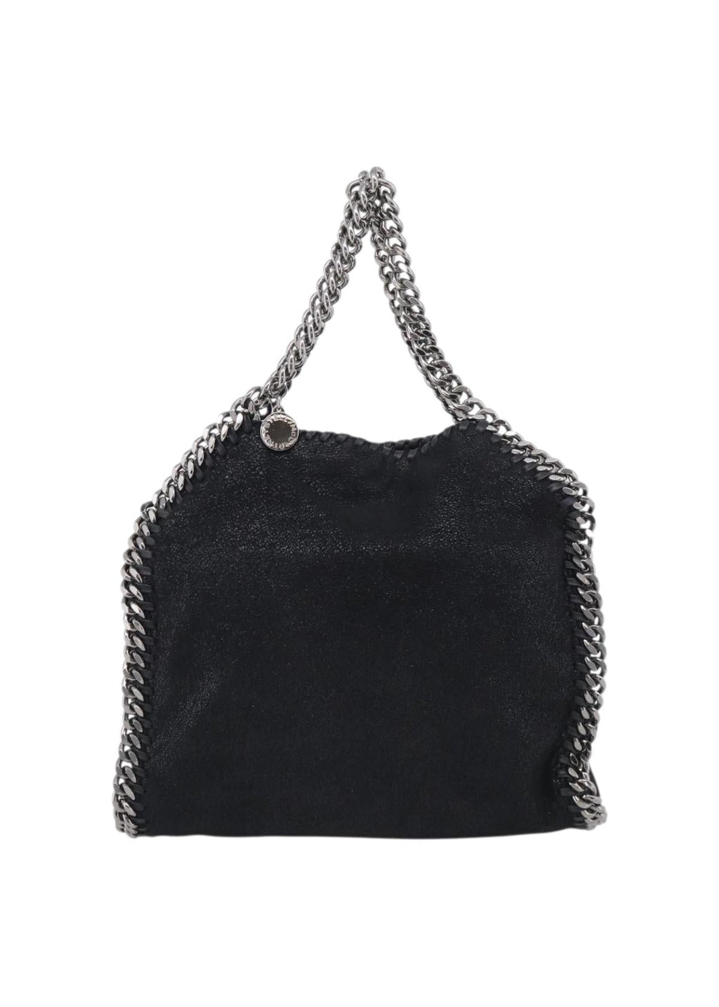 Stella McCartney Black Falabella Shoulder Bag front