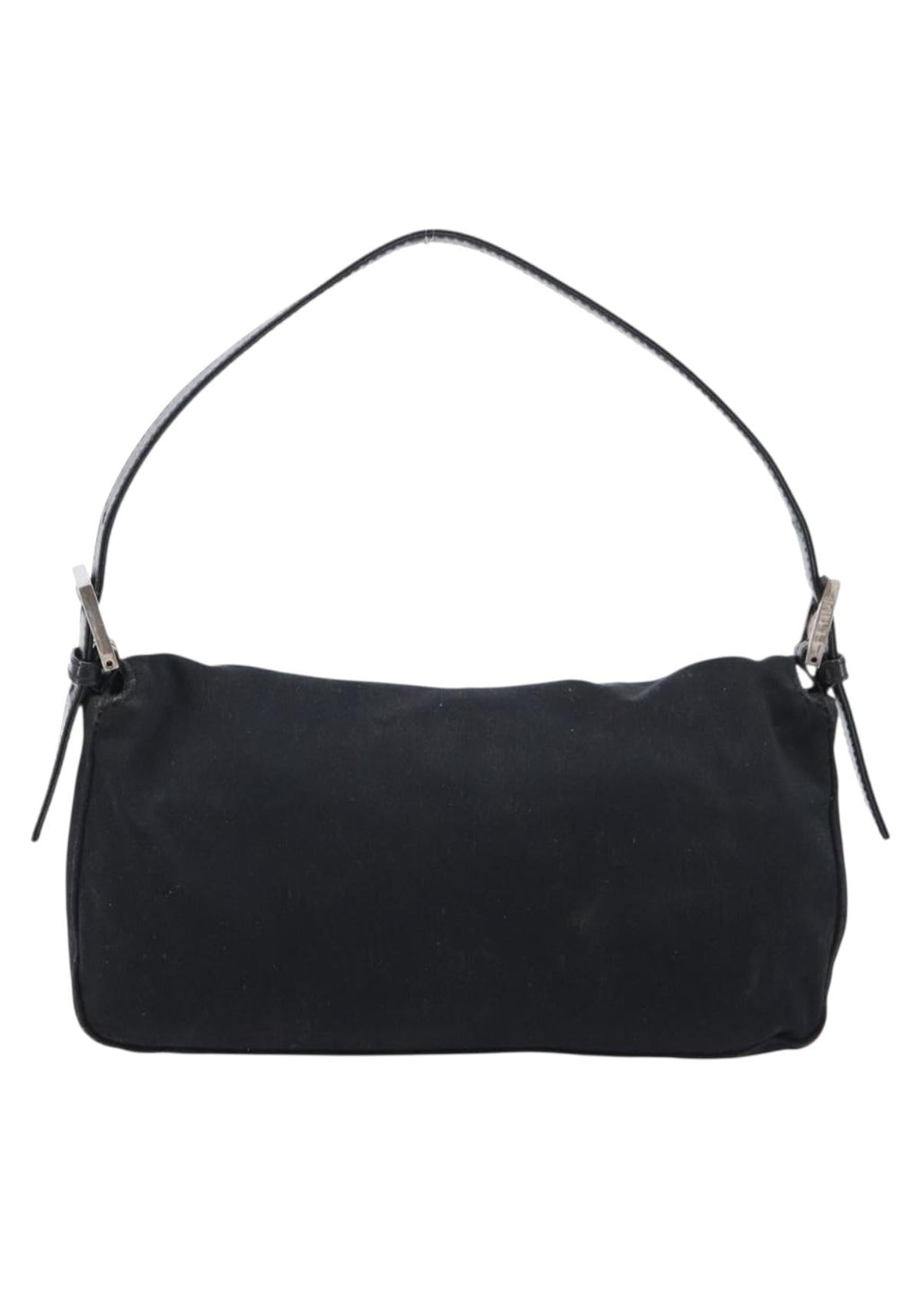 Fendi Black Jersey Mamma Baguette back