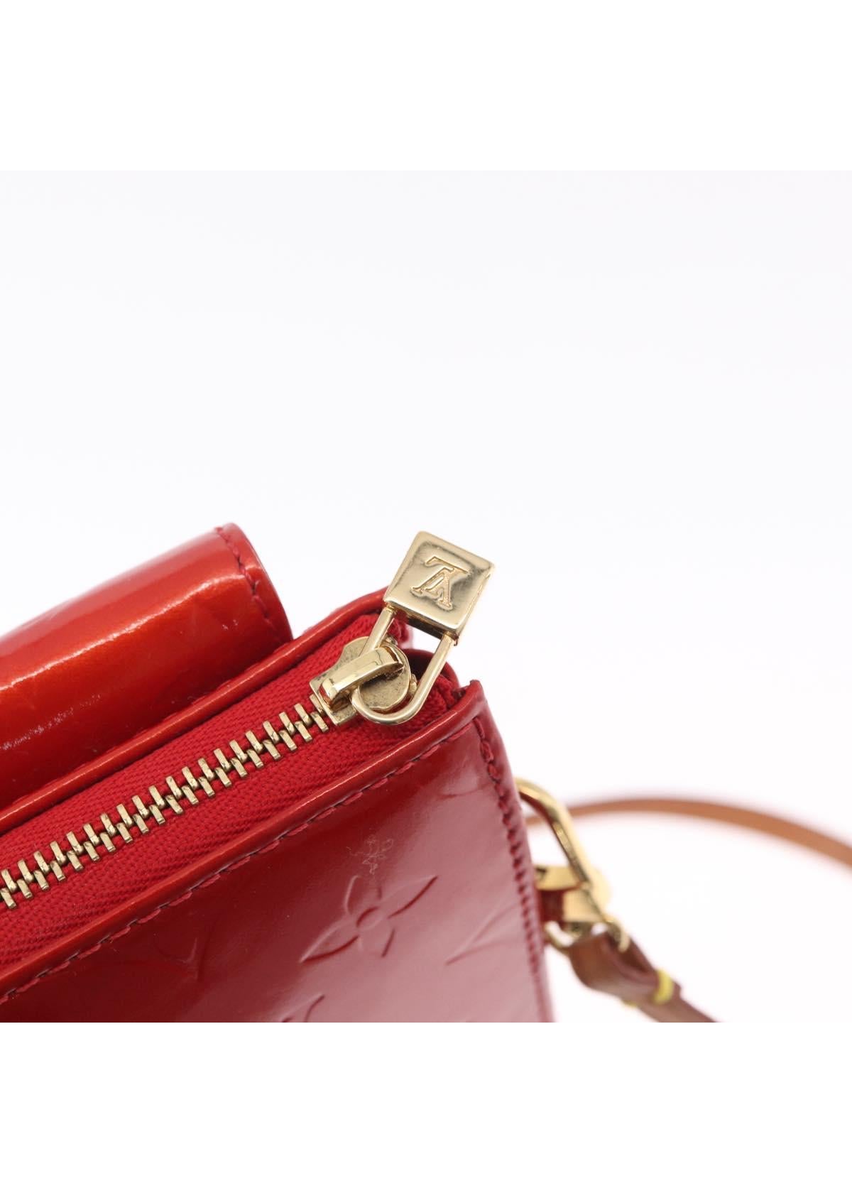 Louis Vuitton Red Vernis Mini Shoulder Bag photo 15