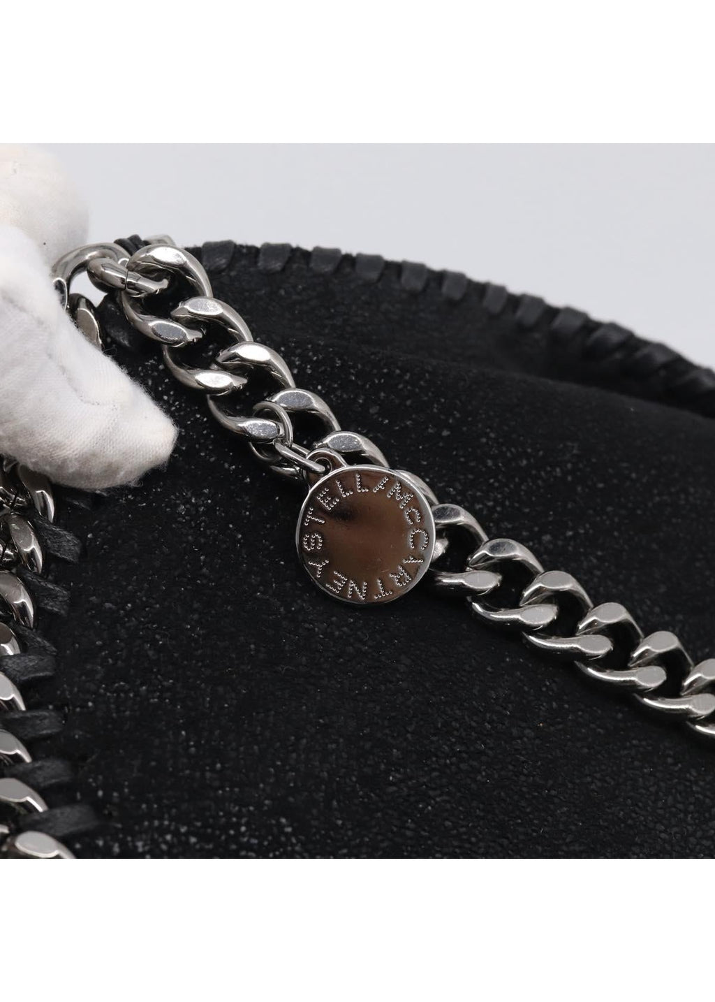 Stella McCartney Black Falabella Shoulder Bag hardware