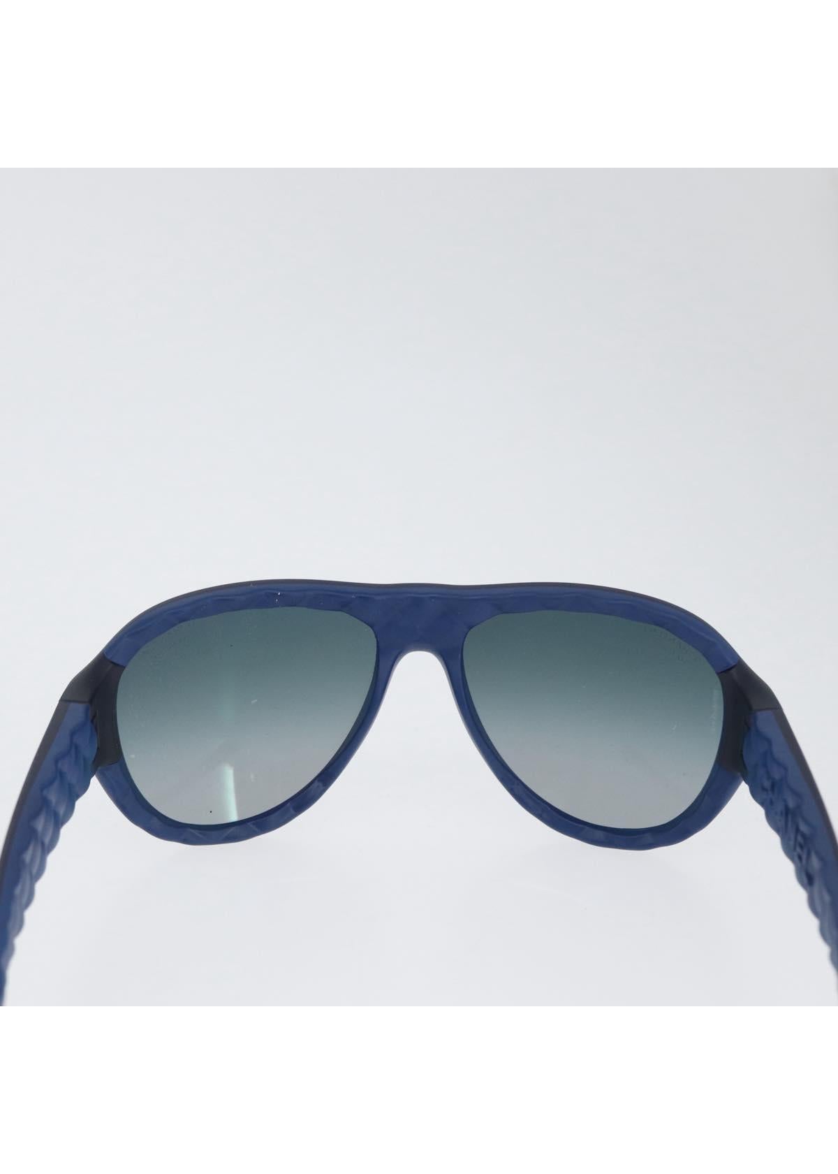Chanel Black and Blue Quilted Sunglasses top