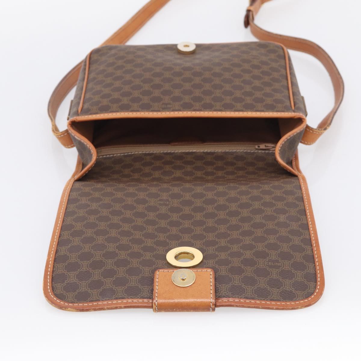 Celine Brown Macadam Shoulder Bag photo 15
