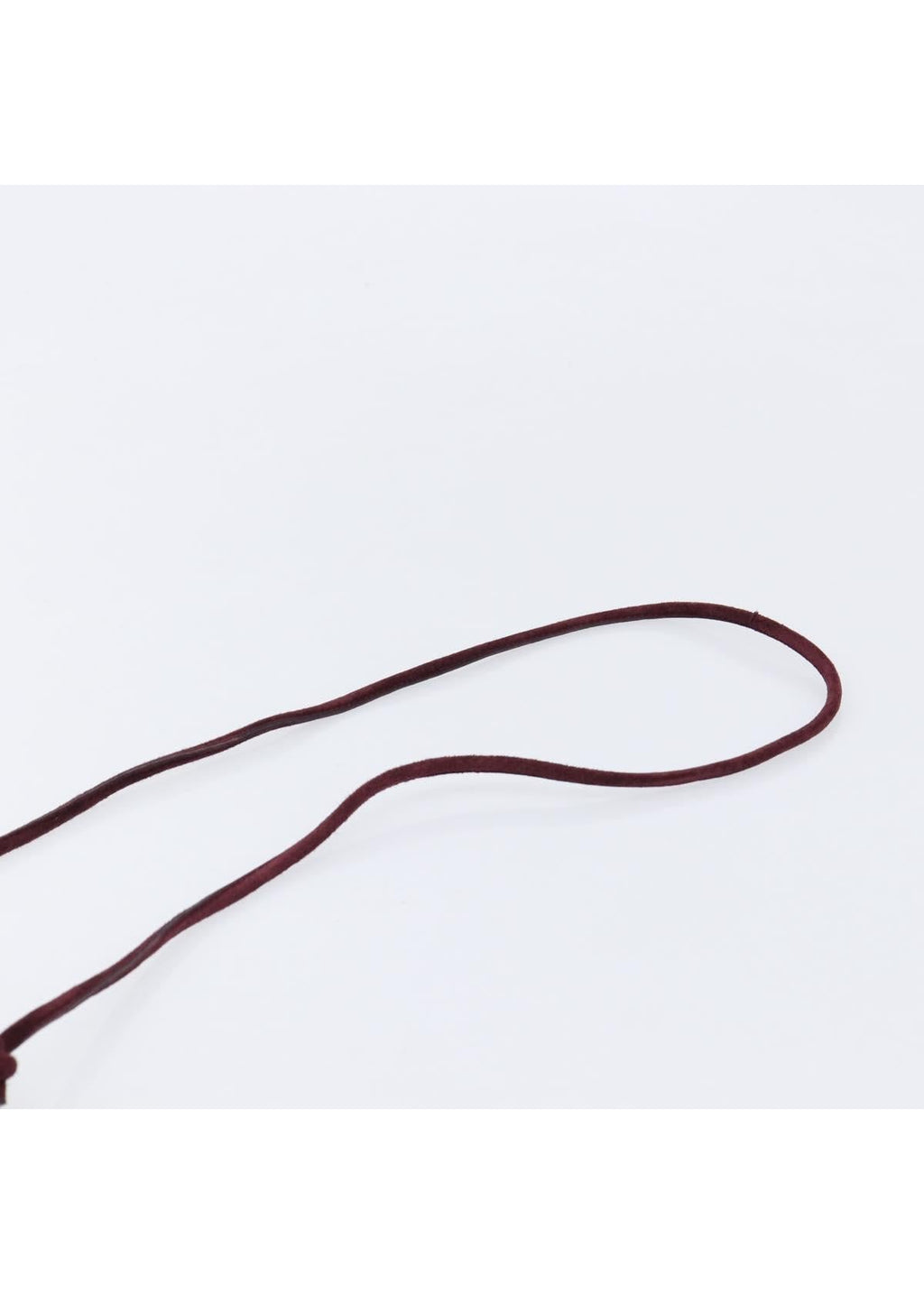 Ferragamo Burgundy Suede Shoulder Bag strap