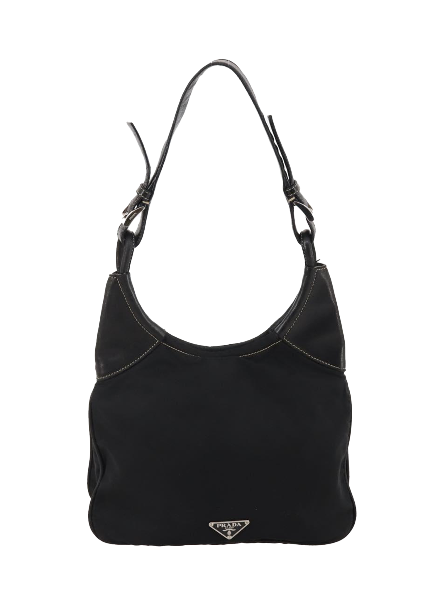 Prada Black Nylon Shoulder Bag