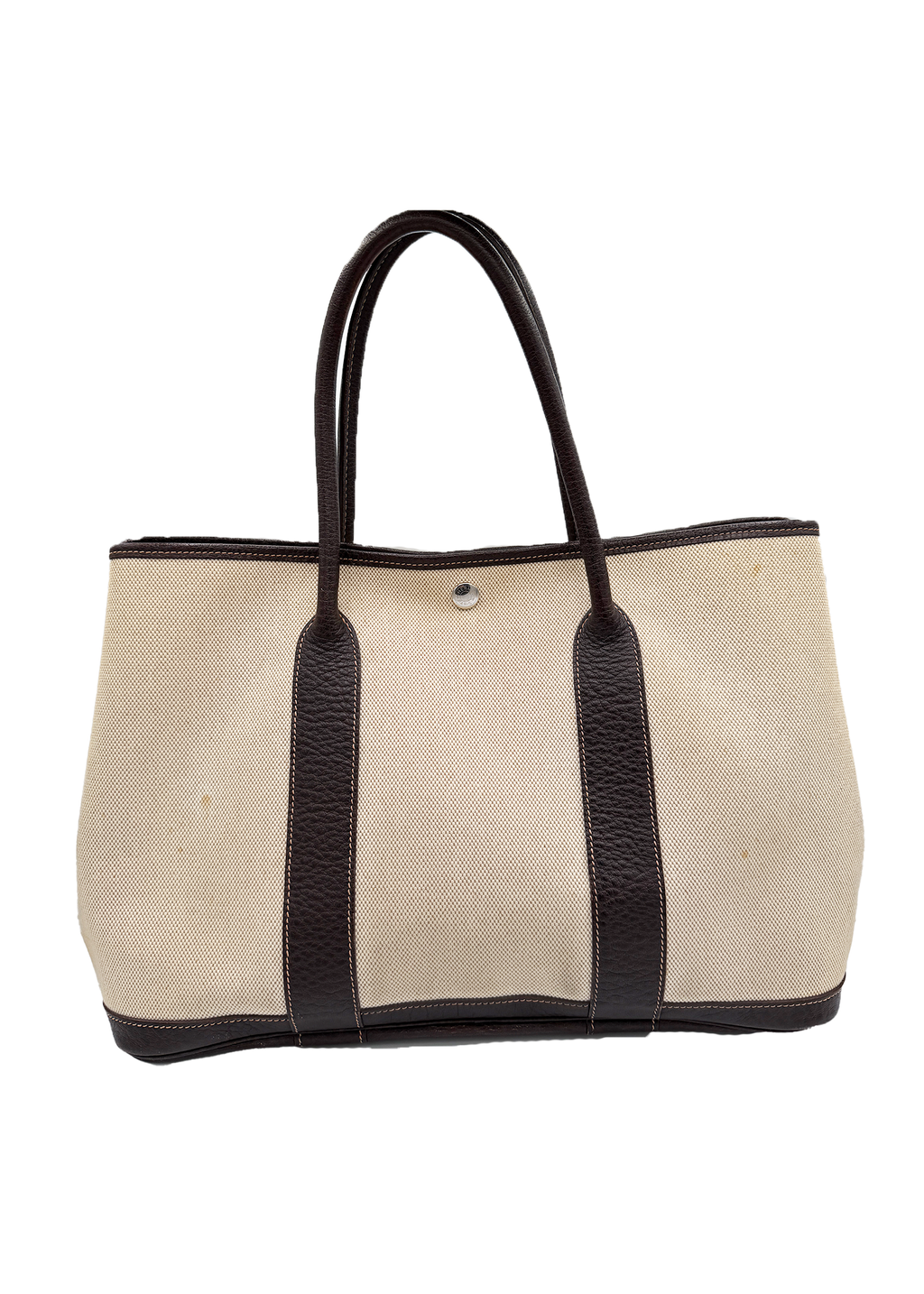 Hermes Cream and Brown Garden Party