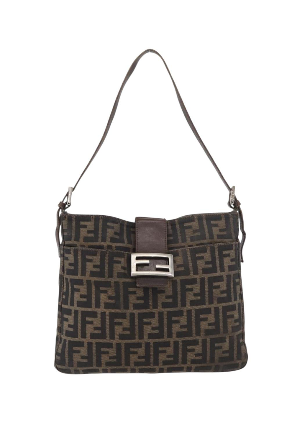 Fendi Zucca Shoulder Baguette