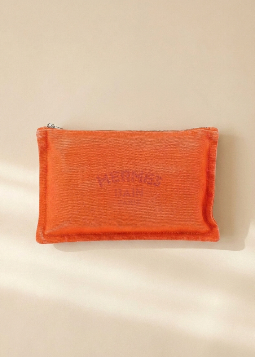 Hermes Orange Pouch