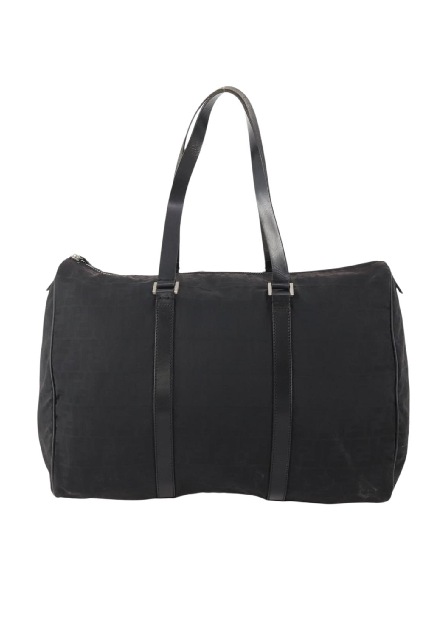 Fendi Black Zucca Travel Duffle
