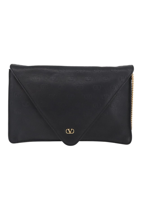 Valentino Black Envelope Crossbody
