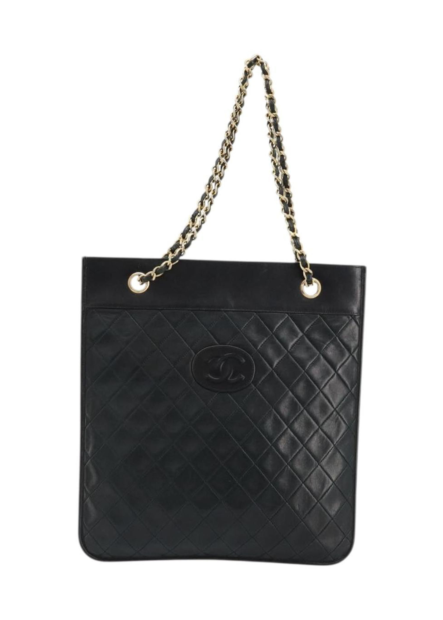 Chanel Black Quilted Tote