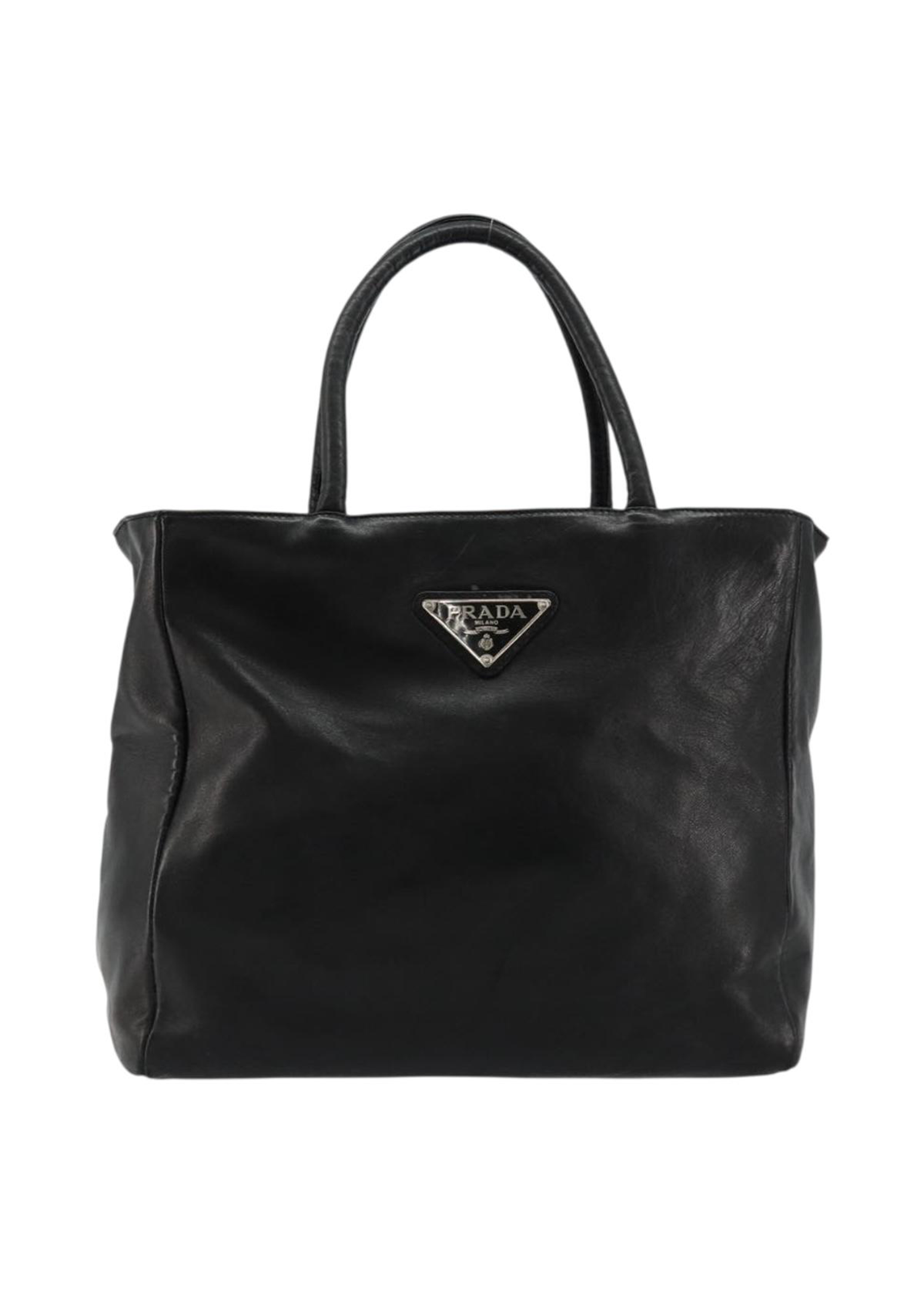 Prada Black Leather Tote