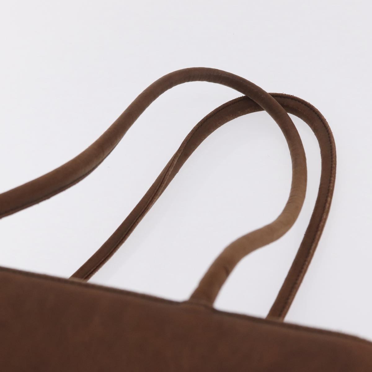 Prada Brown Leather Tote strap