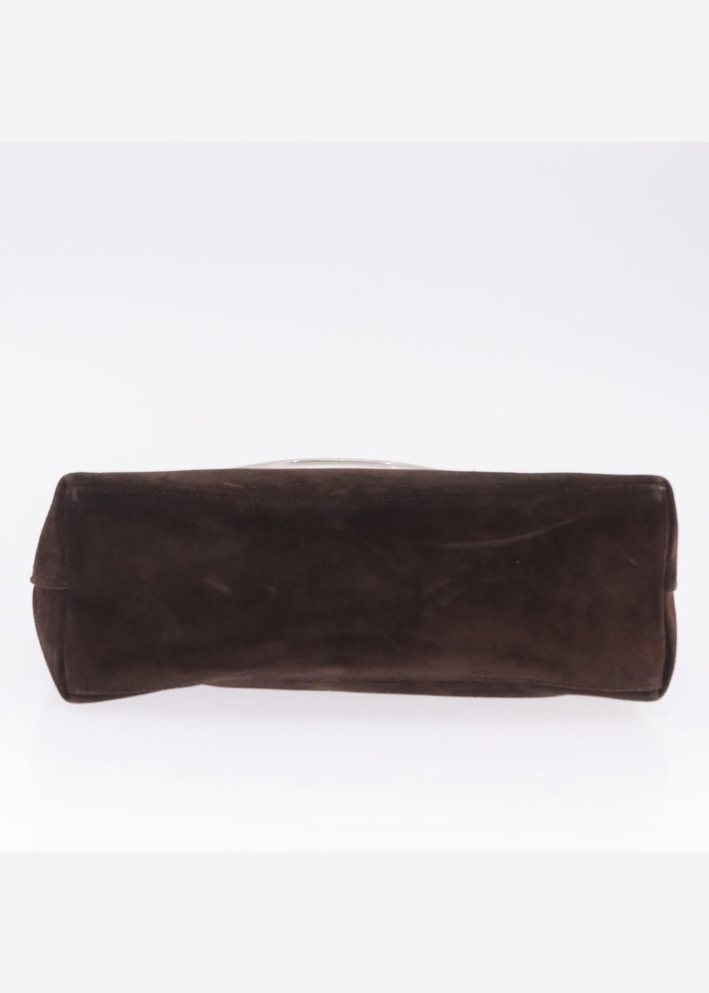 Gucci Brown Suede Shoulder Bag base