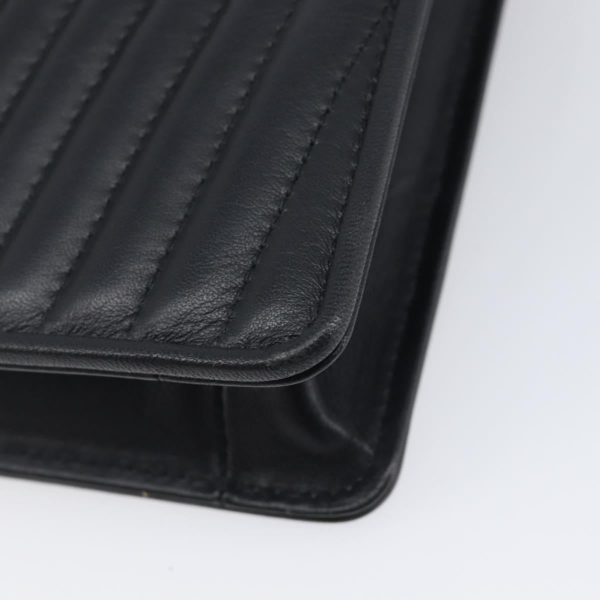 Valentino Black Quilted Leather Shoulder Bag photo 12