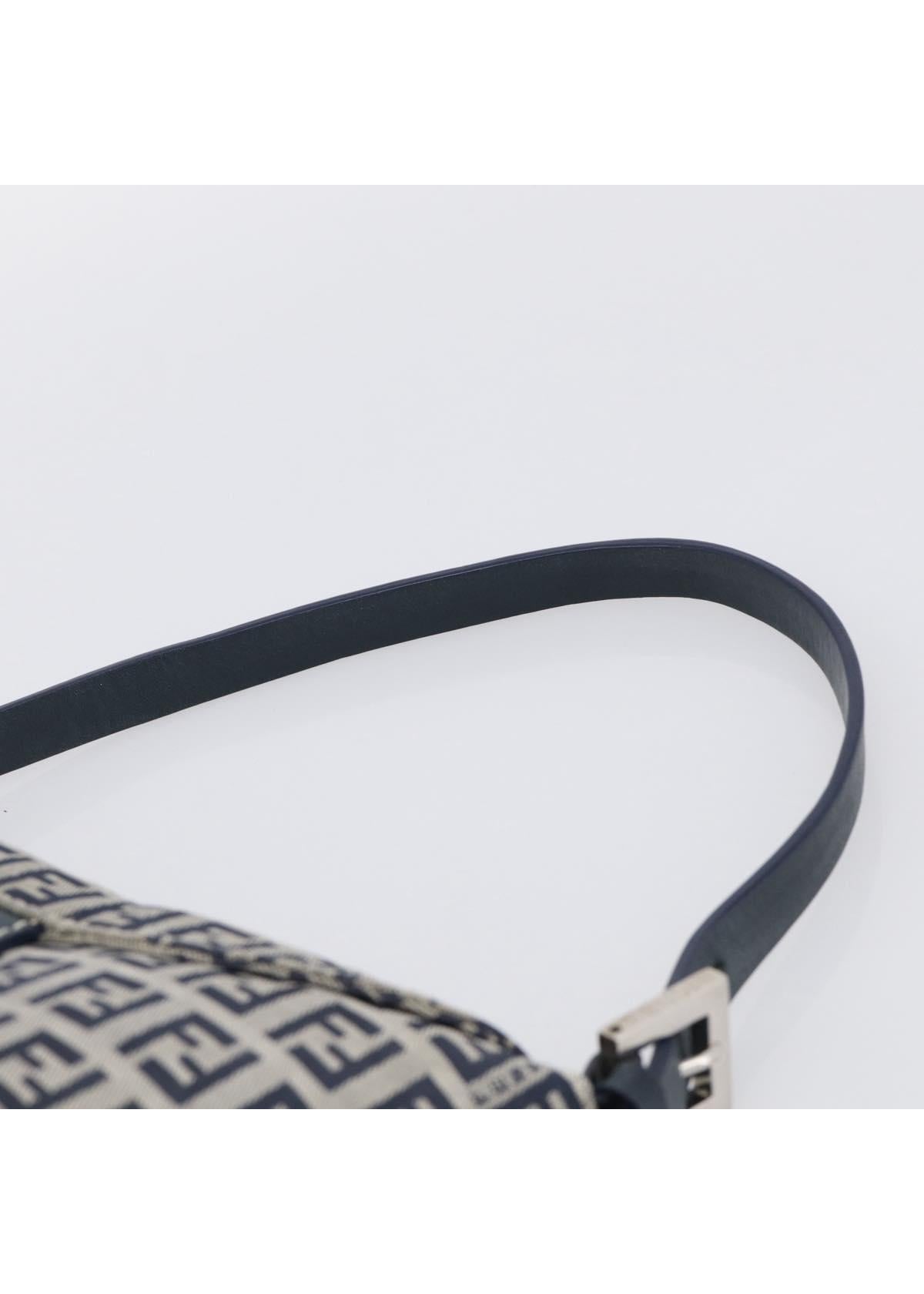 Fendi Navy Zucchino Mini Shoulder Bag photo 8