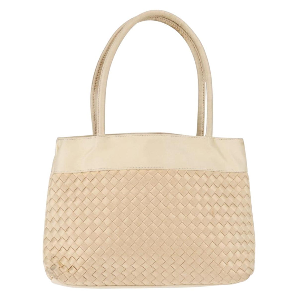 Bottega Veneta Cream Intrecciato Mini Tote photo 3