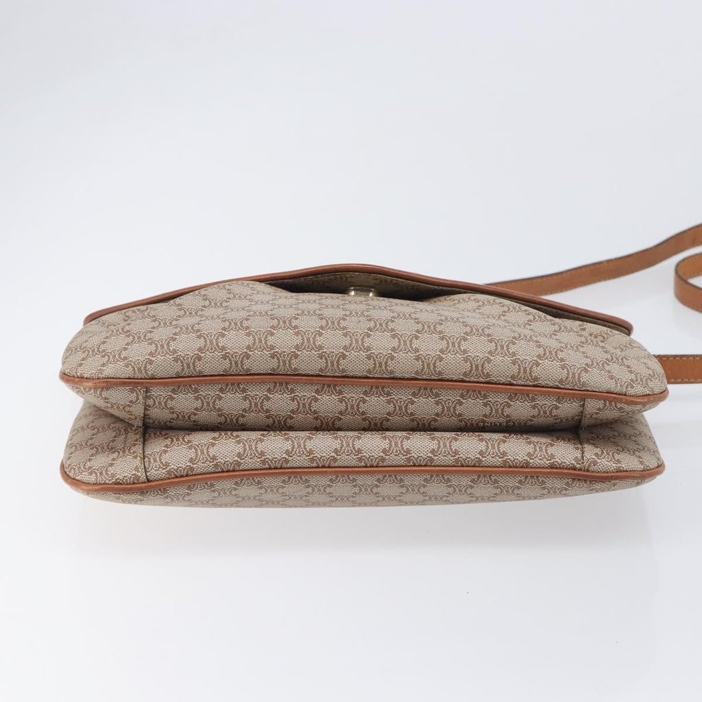 Celine Beige Macadam Shoulder Bag photo 10