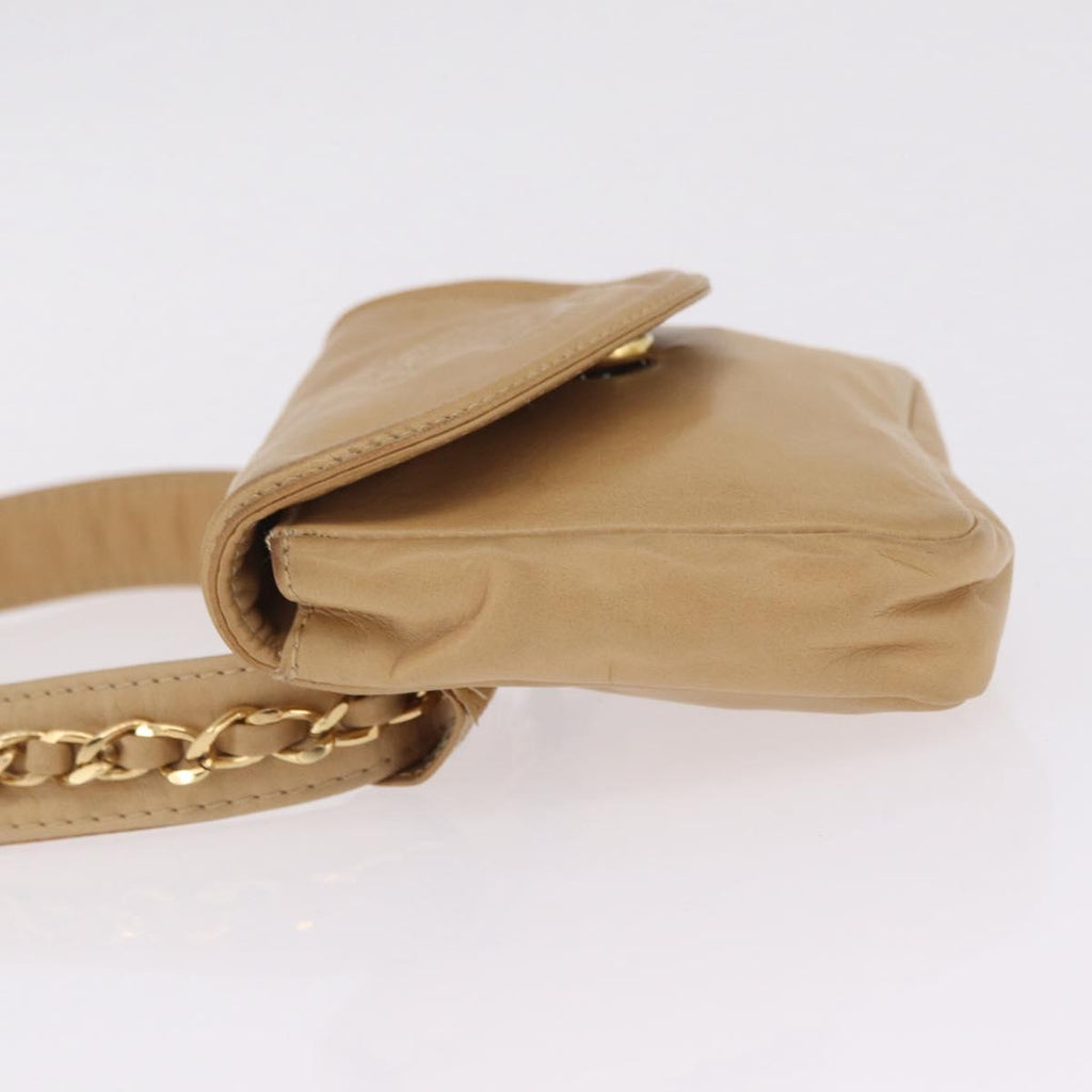 Chanel Beige Lambskin Belt Bag photo 5