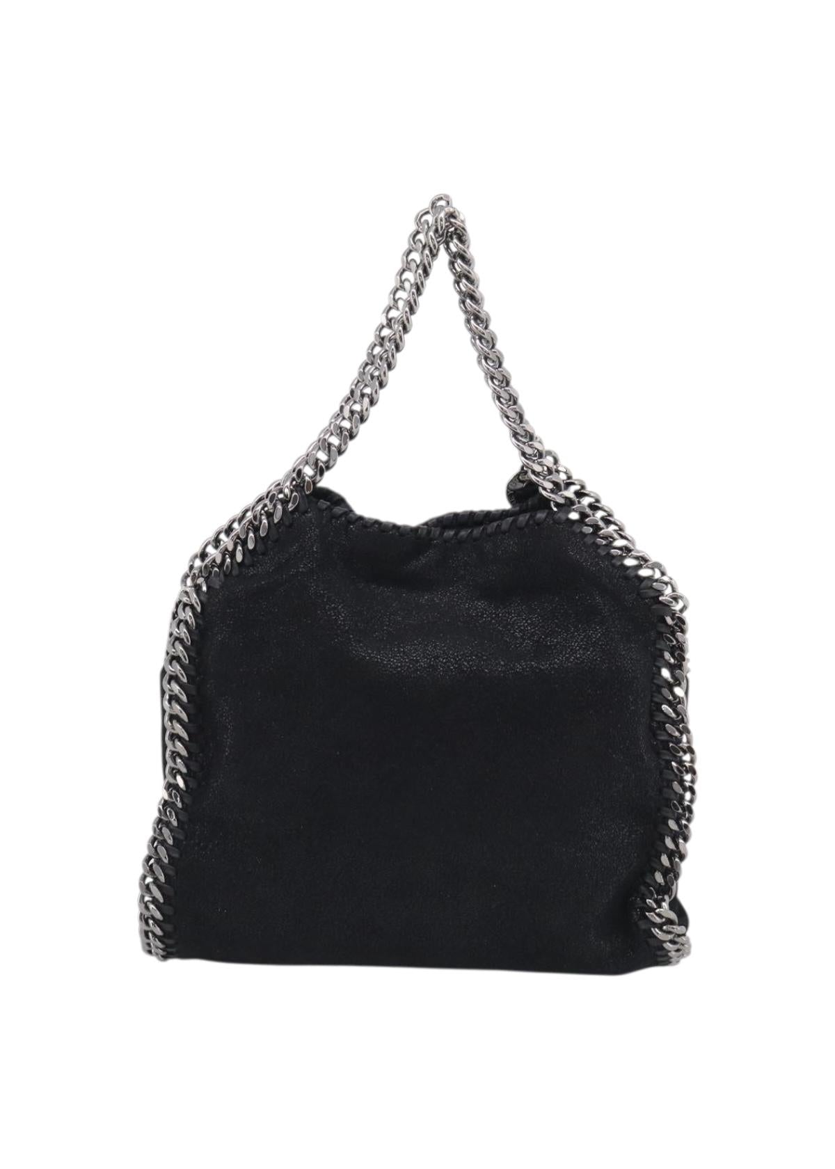 Stella McCartney Black Falabella Shoulder Bag back