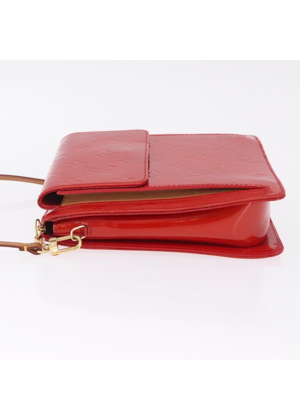 Louis Vuitton Red Vernis Mini Shoulder Bag photo 6