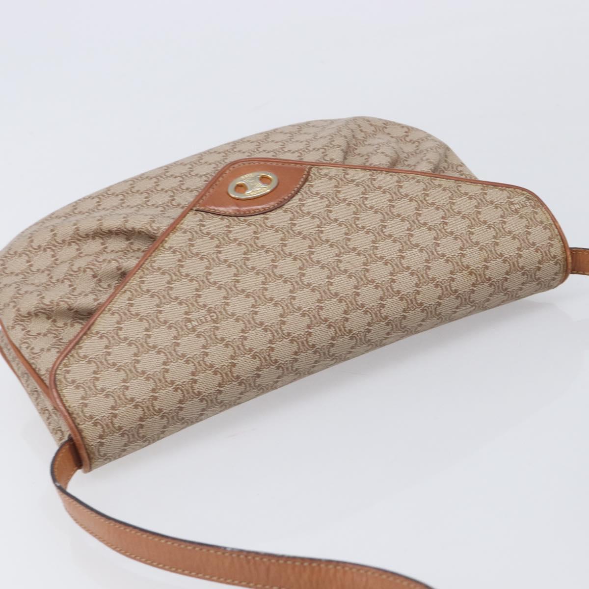 Celine Beige Macadam Shoulder Bag photo 6