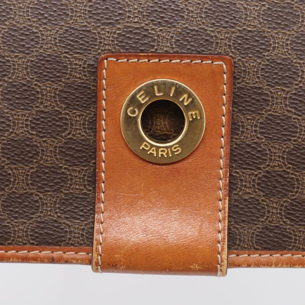 Celine Brown Macadam Shoulder Bag photo 14