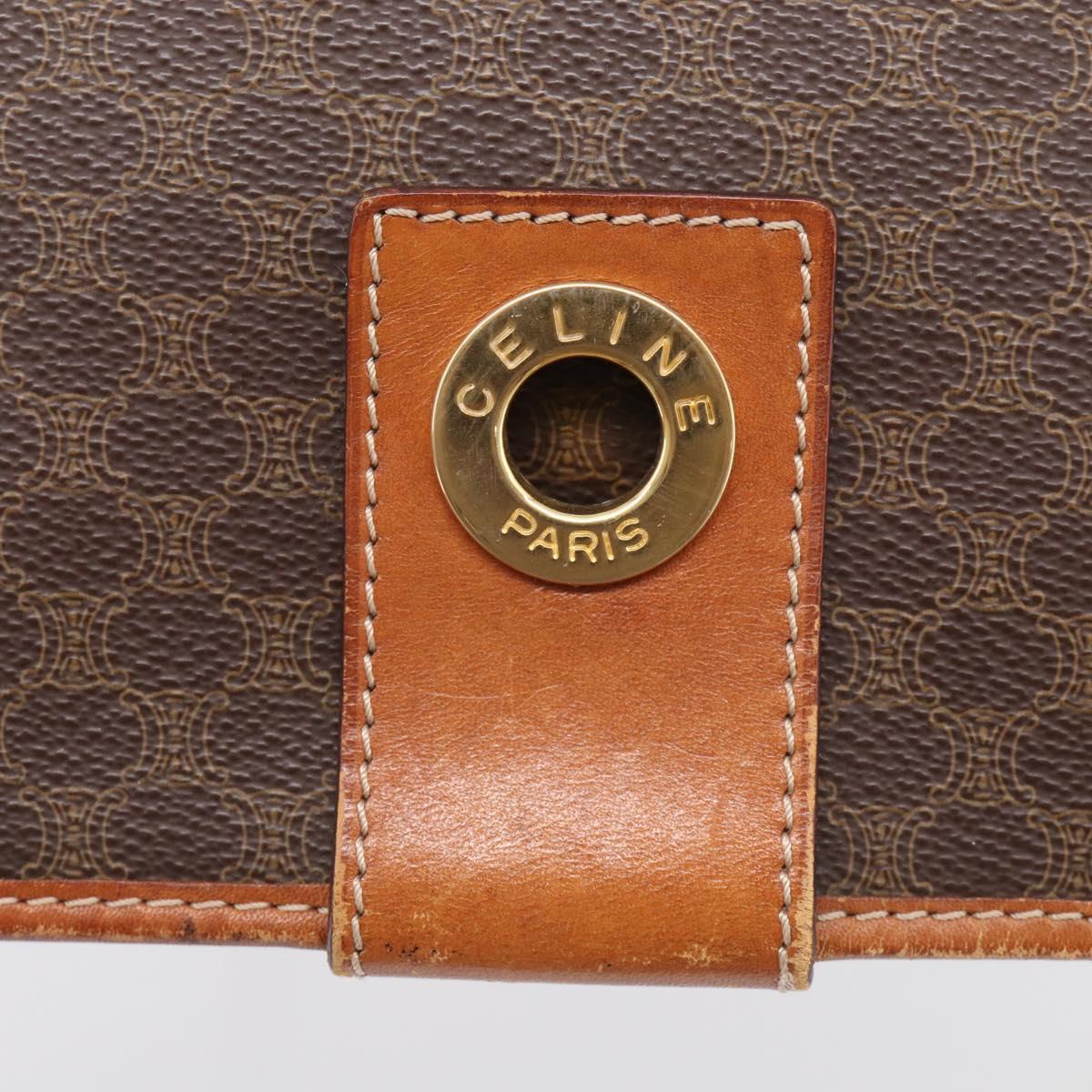 Celine Brown Macadam Shoulder Bag photo 14