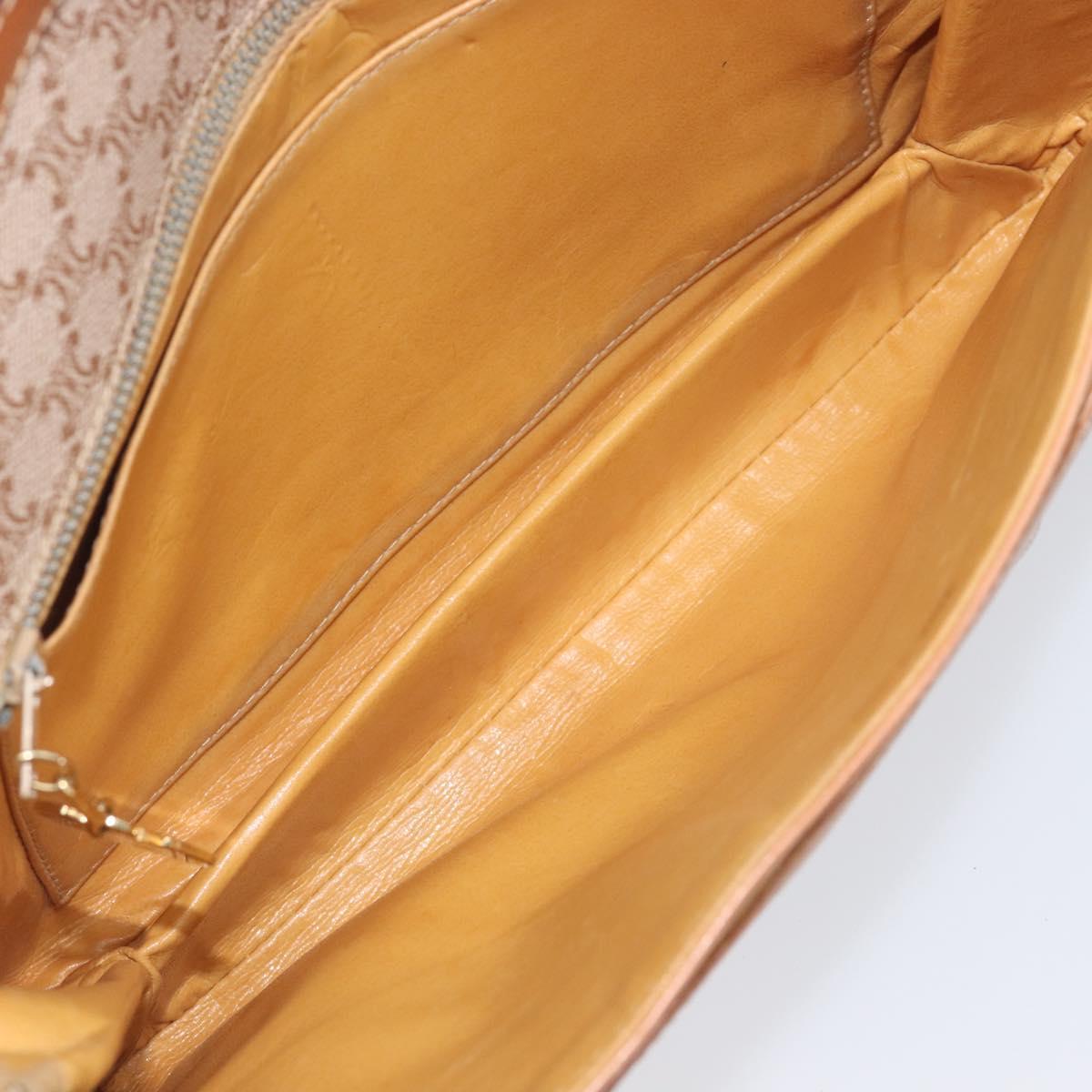 Celine Beige Macadam Shoulder Bag photo 17