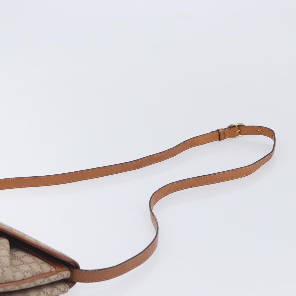 Celine Beige Macadam Shoulder Bag photo 8