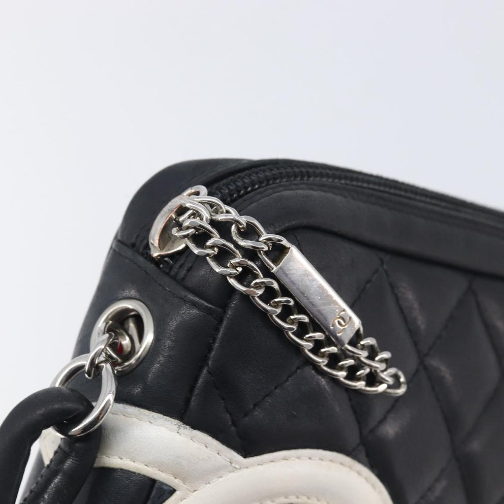 Chanel Black and White Cambon Shoulder Bag photo 17