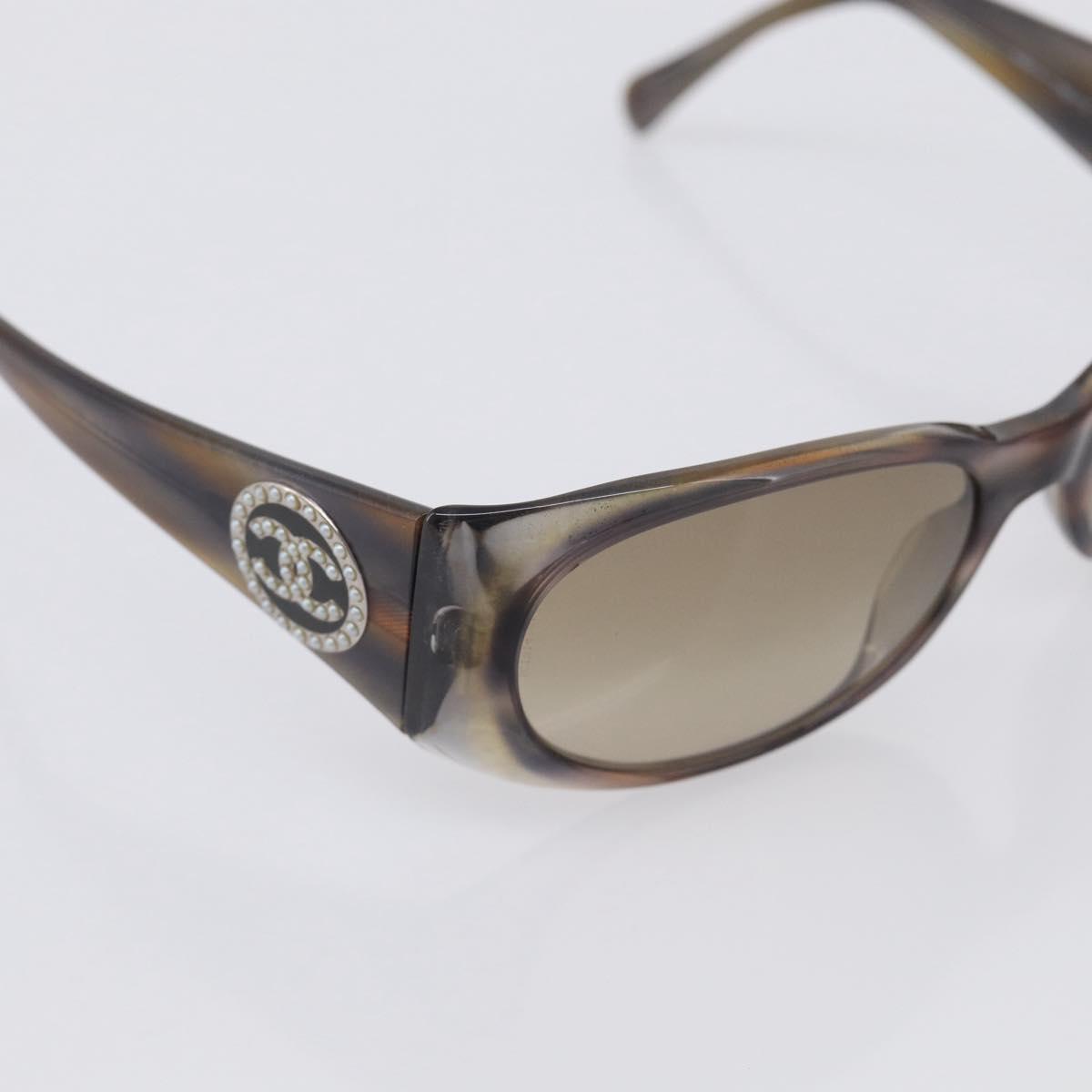 Chanel Brown CC Logo Sunglasses photo 8
