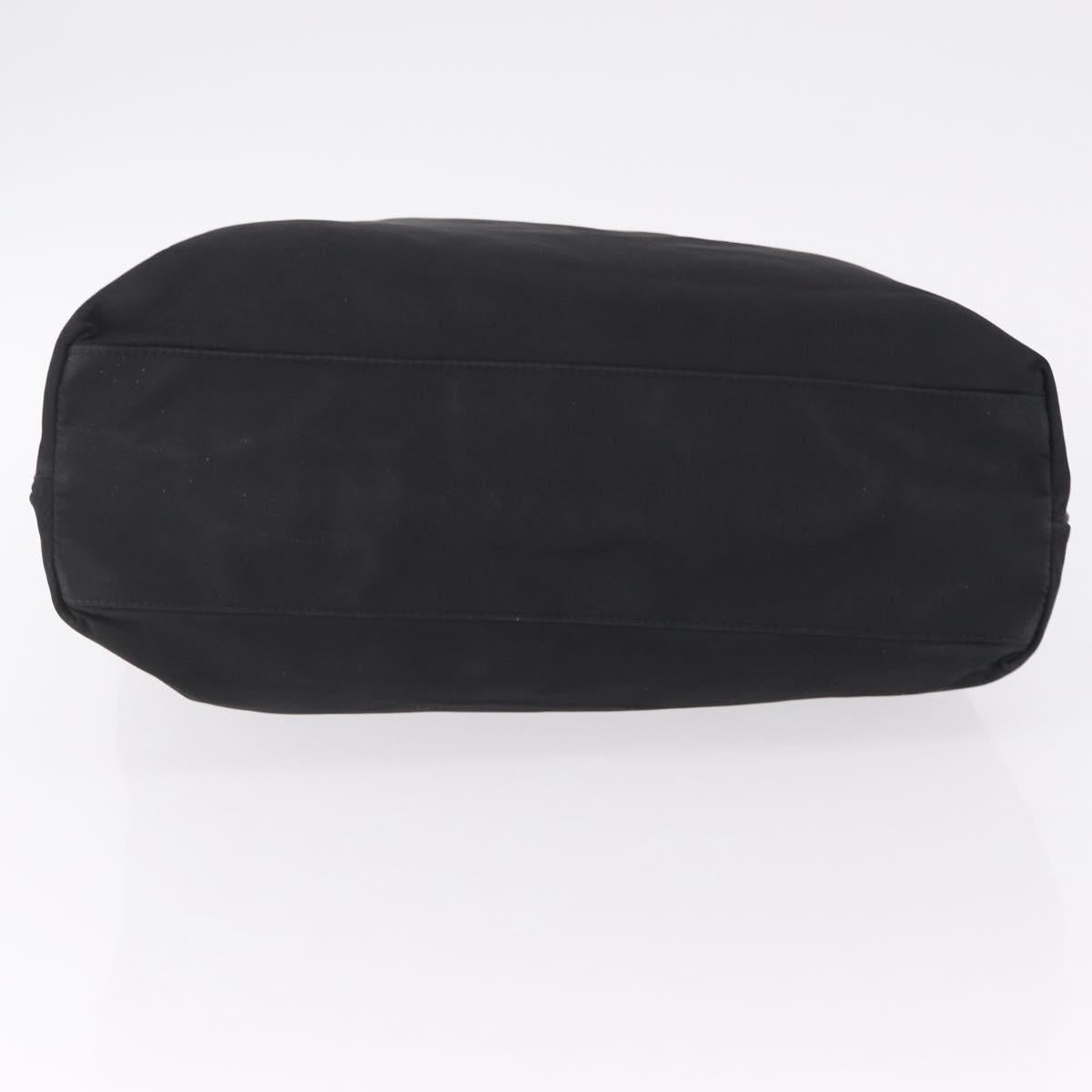 Prada Black Nylon and Leather Mini Tote base