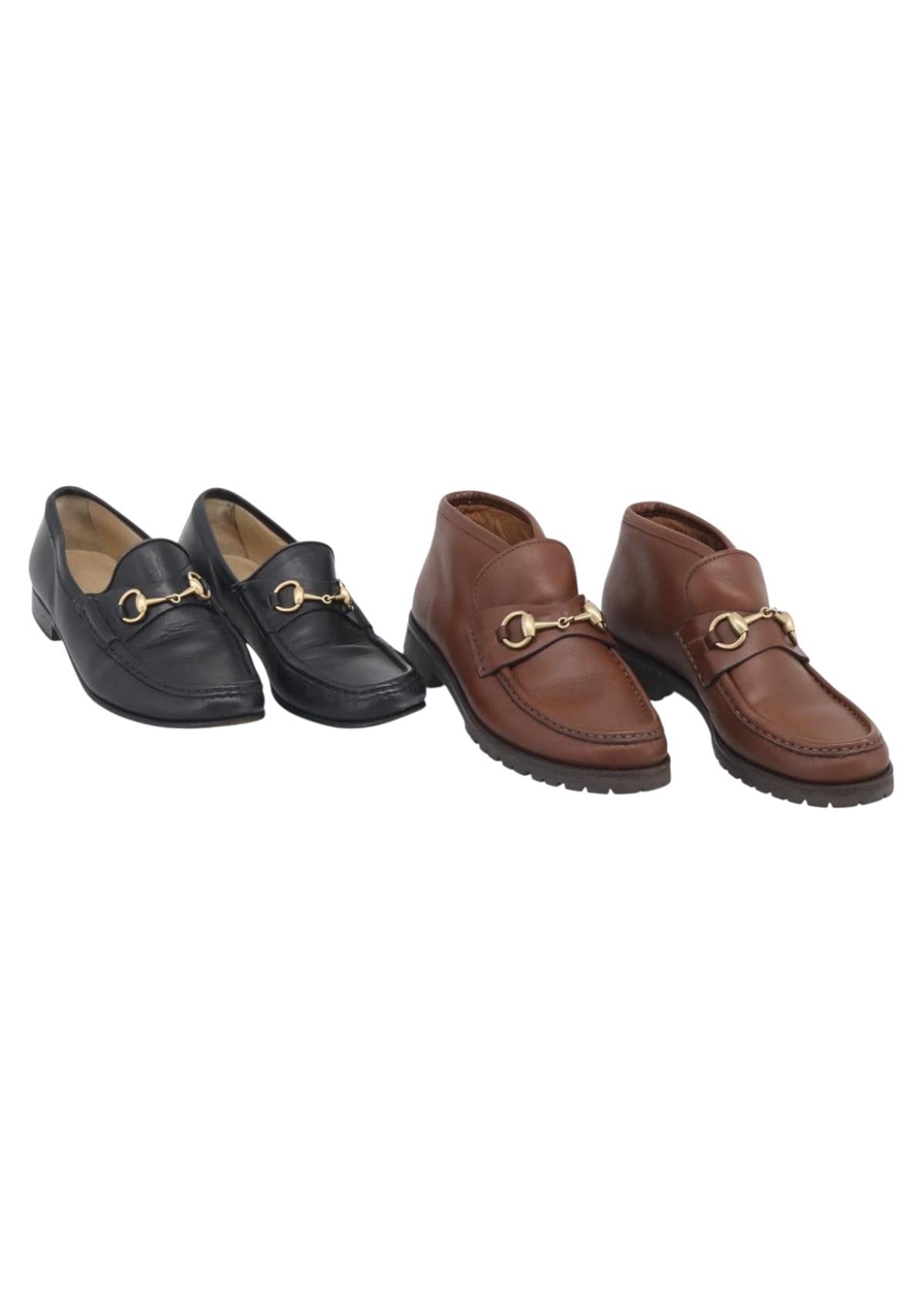 Gucci Brown Horsebit Loafers photo 13