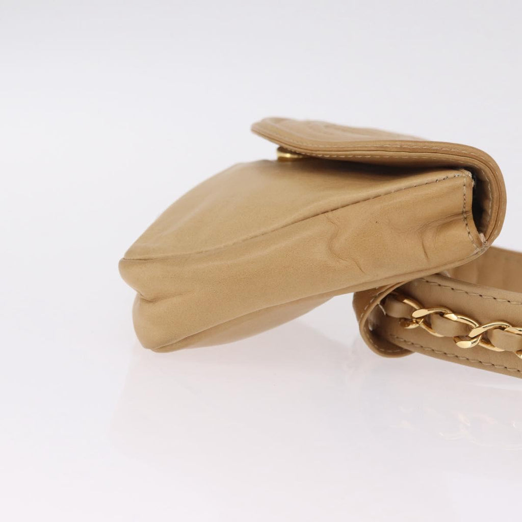 Chanel Beige Lambskin Belt Bag photo 4