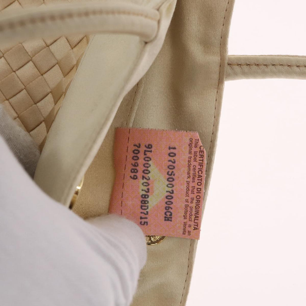 Bottega Veneta Cream Intrecciato Mini Tote photo 20