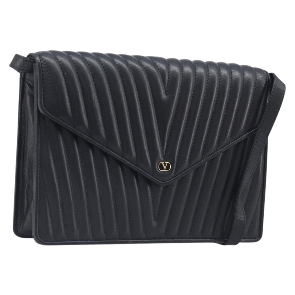 Valentino Black Quilted Leather Shoulder Bag photo 2