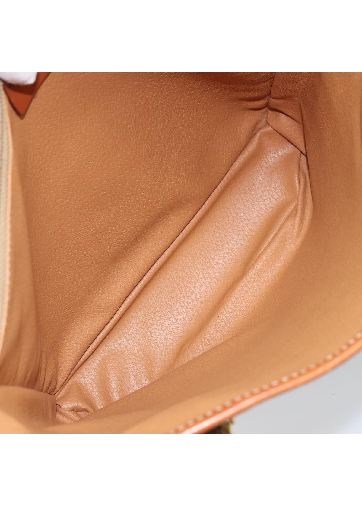 Celine Brown Macadam Tote interior