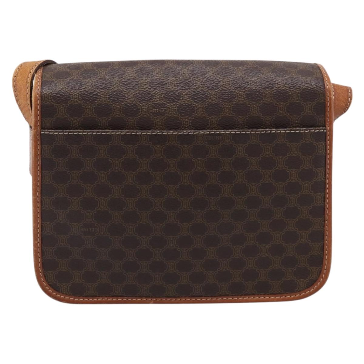 Celine Brown Macadam Shoulder Bag photo 3