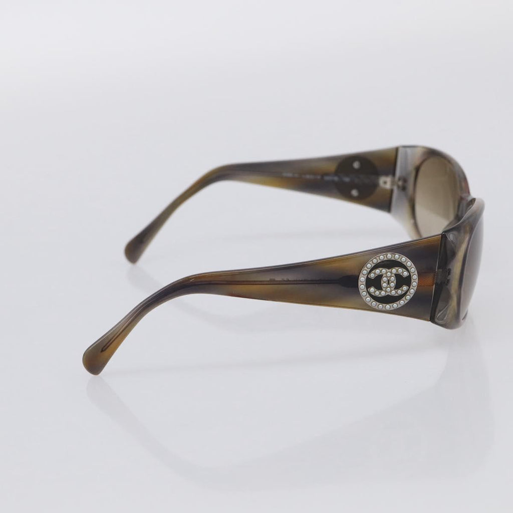 Chanel Brown CC Logo Sunglasses photo 4