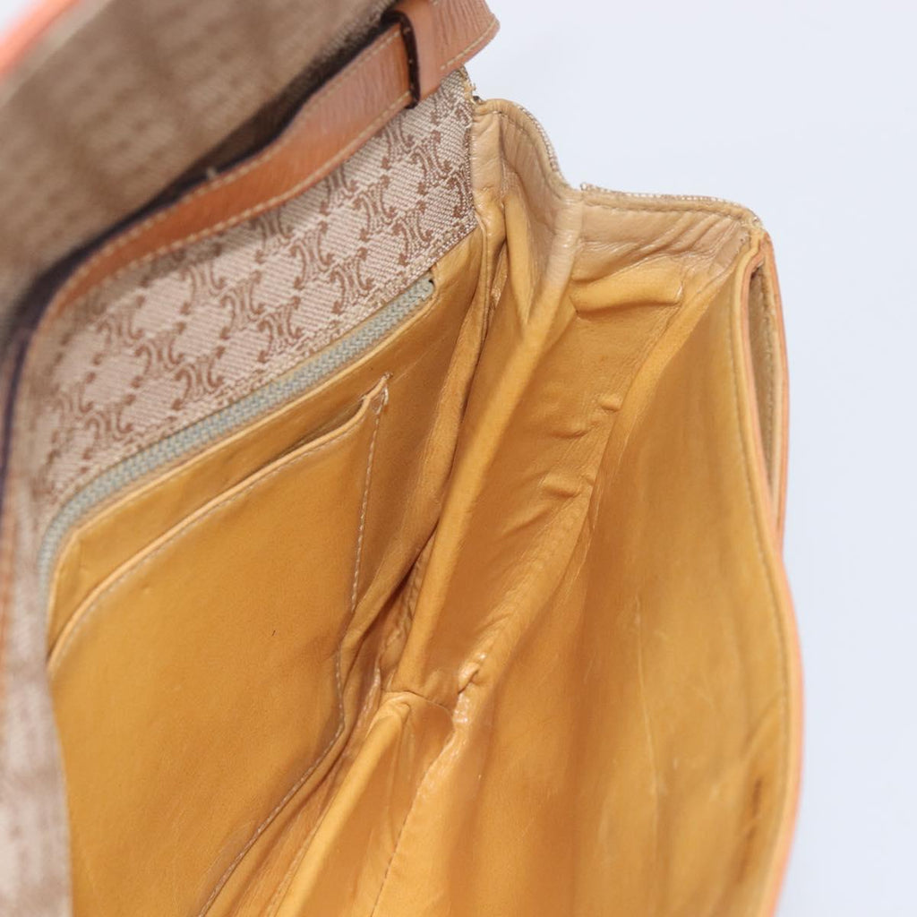 Celine Beige Macadam Shoulder Bag photo 18