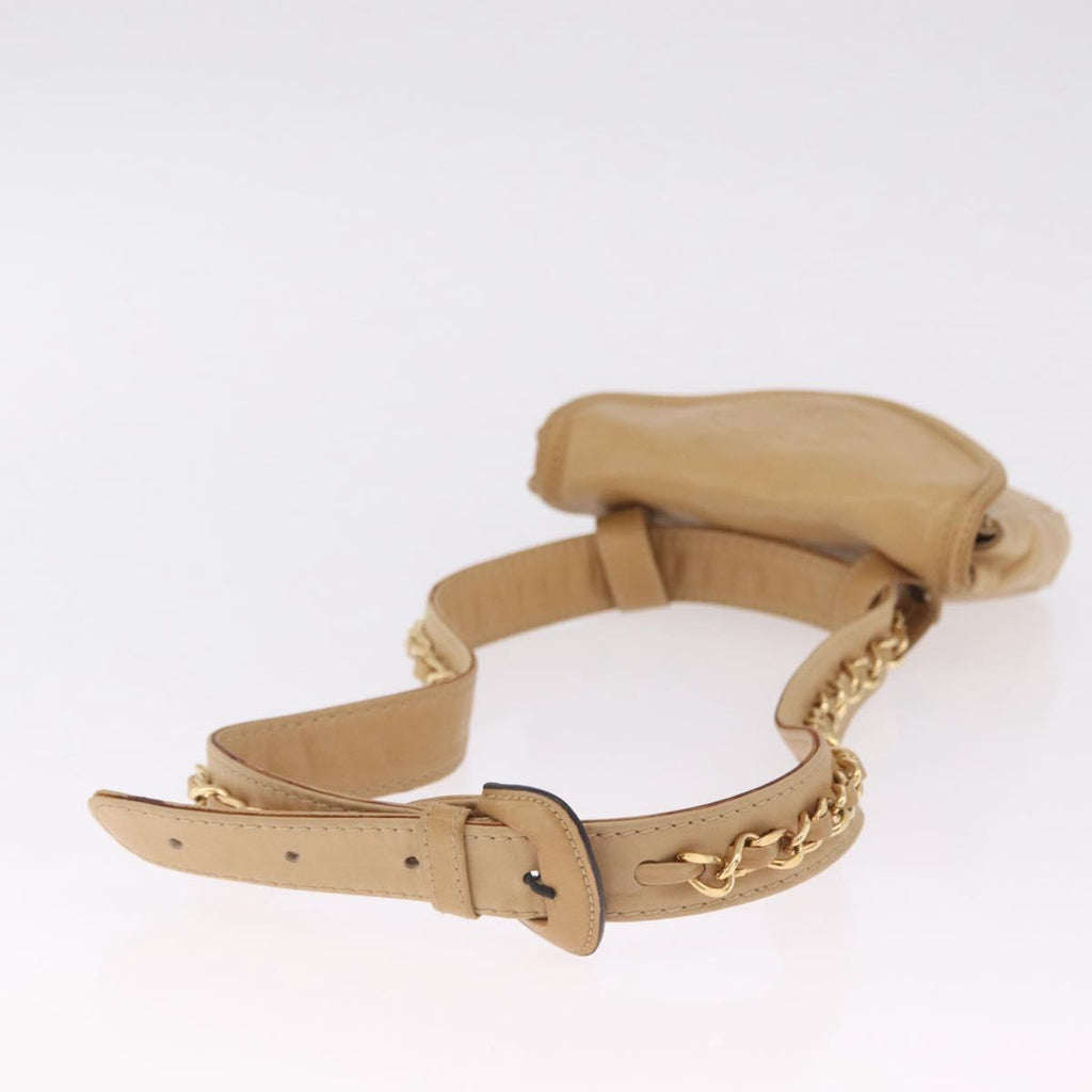 Chanel Beige Lambskin Belt Bag photo 7