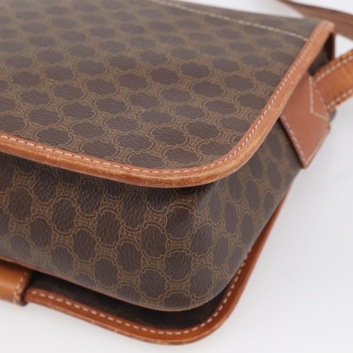 Celine Brown Macadam Shoulder Bag photo 12