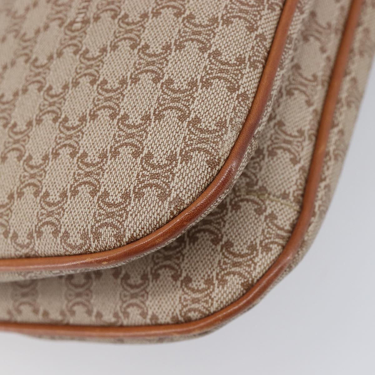 Celine Beige Macadam Shoulder Bag photo 14